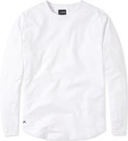 Cuts AO Curved Hem Long Sleeve T-Shirt