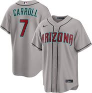 Nike Men's Nike Corbin Carroll Gray Arizona Diamondbacks Road Replica Jersey