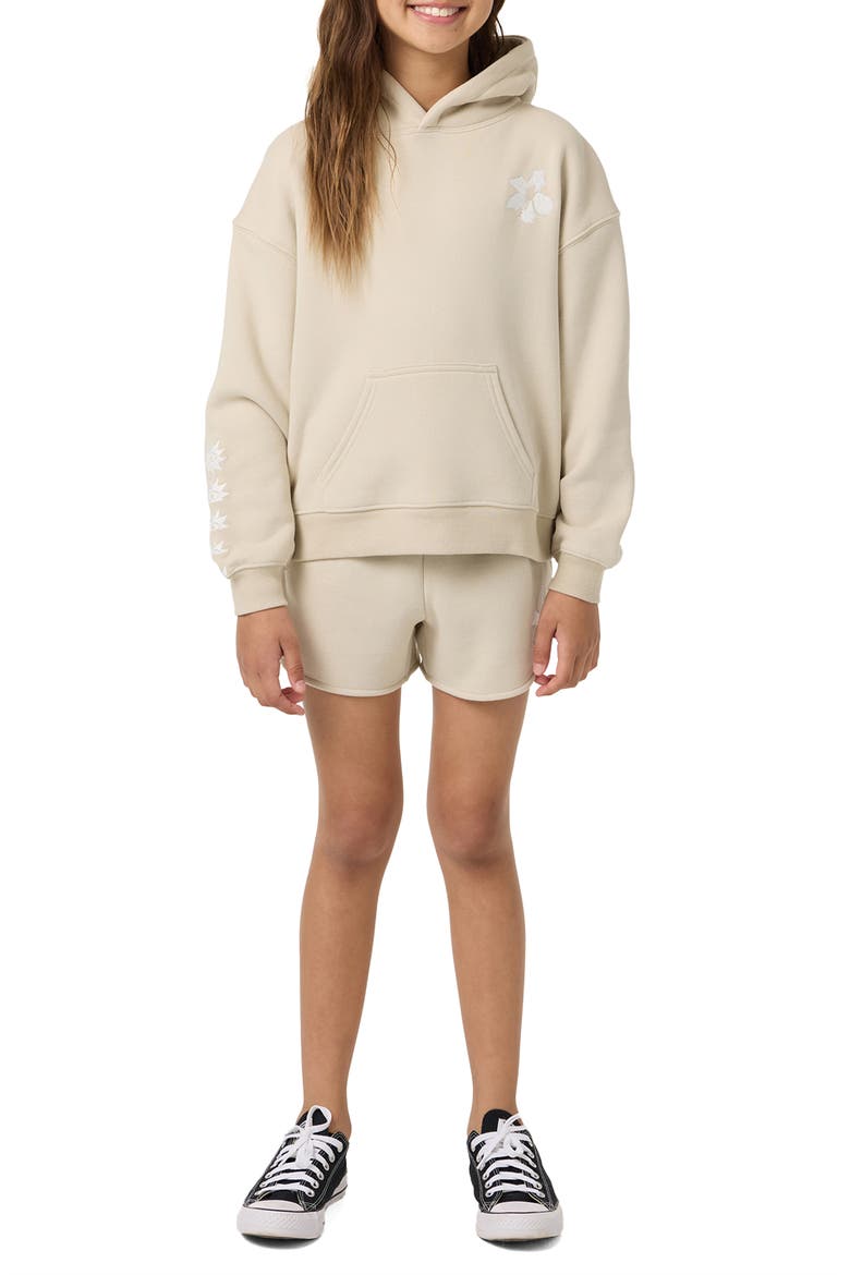 Kids' Tropic Melt Hoodie, Alternate, color, LIGHT KHAKI