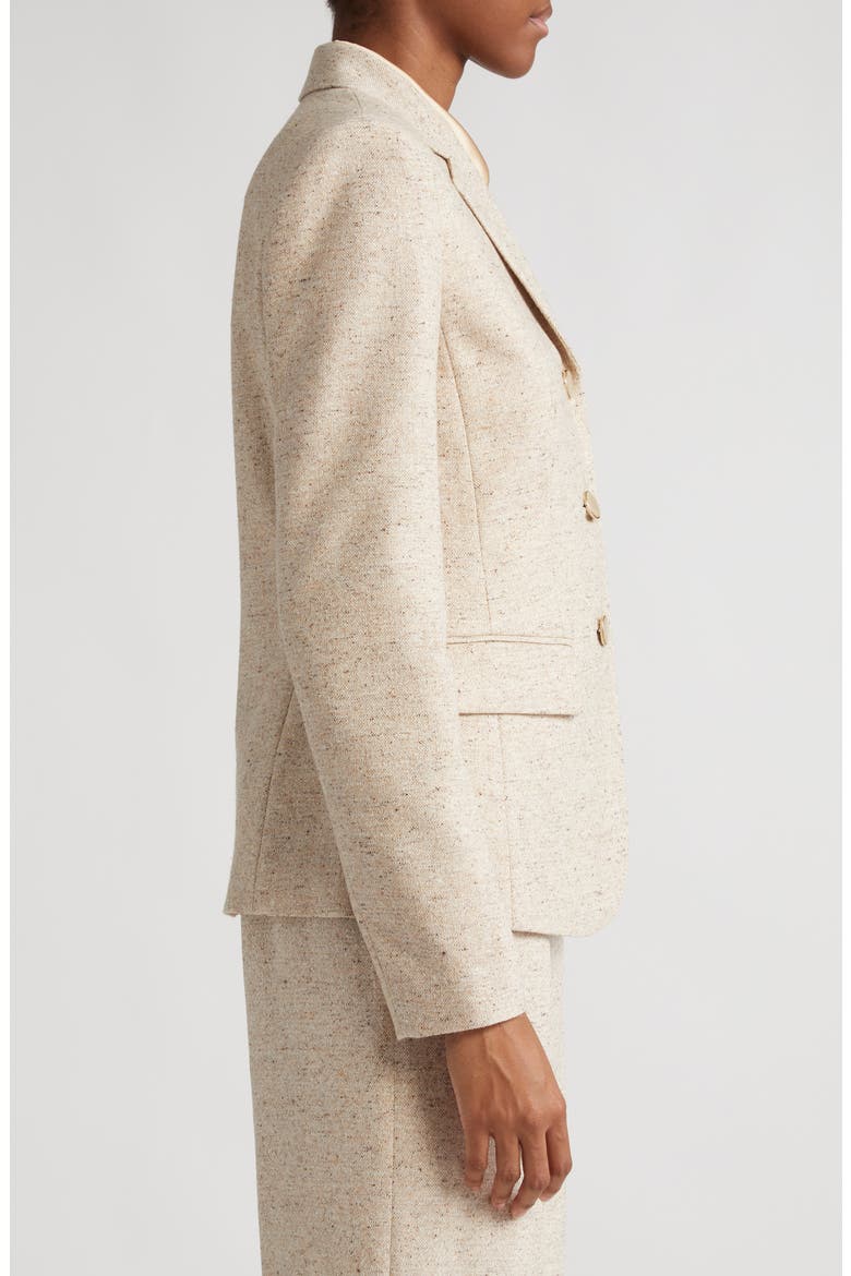 Academy Three-Button Wool Blend Blazer, Alternate, color, SANDSTONE MULTI
