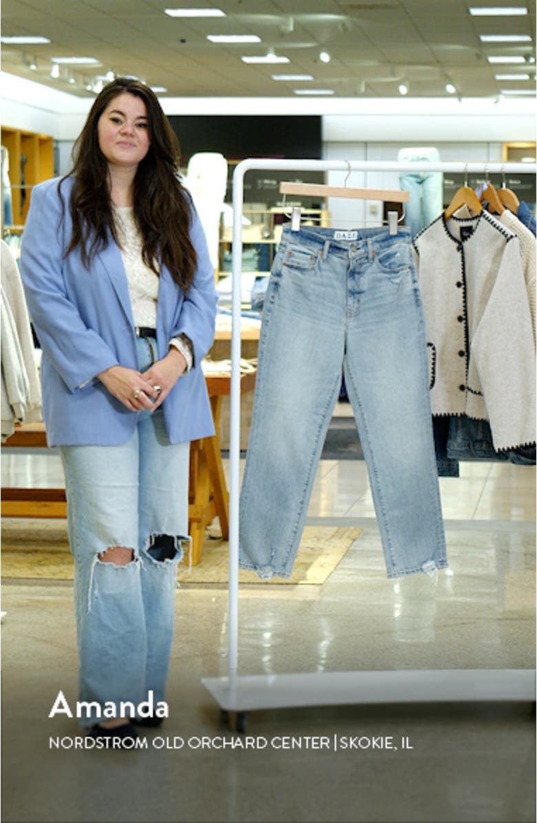 Straight Up High Waist Ankle Straight Leg Jeans, sales video thumbnail