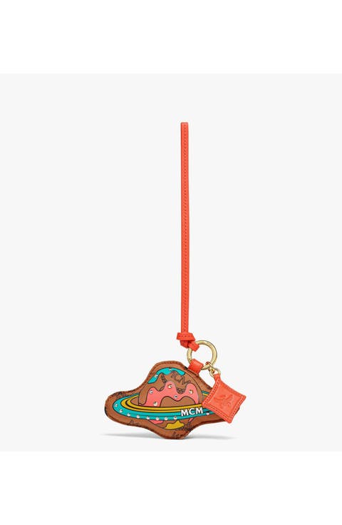 Aren Planet Charm in Monogram Recycled Nylon