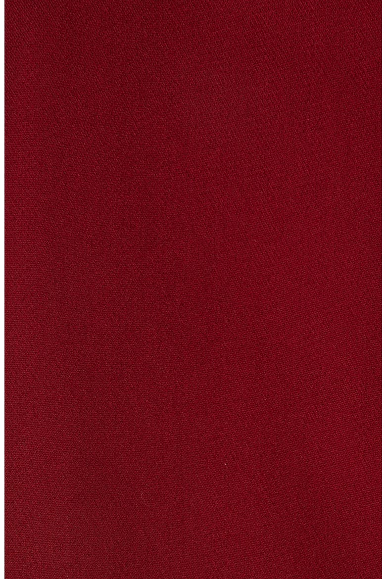 Surplice Midi Dress with Leather Belt, Alternate, color, BORDEAUX