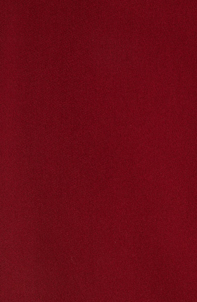 Victoria Beckham Surplice Midi Dress with Leather Belt, Alternate, color, 