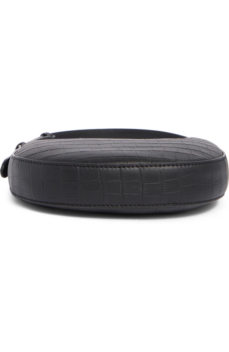 Vince Camuto Small River Croc Embossed Hobo Bag, Alternate, color,