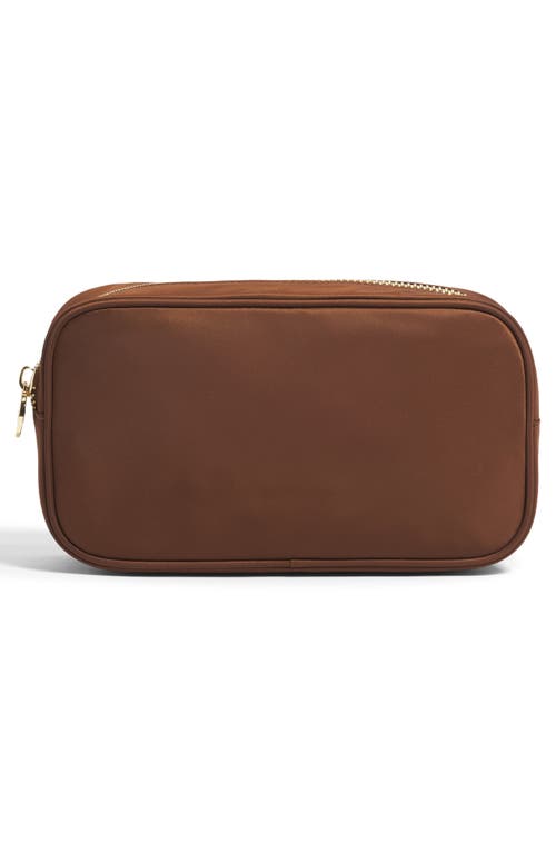 Stoney Clover Lane Small Nylon Pouch In Brown