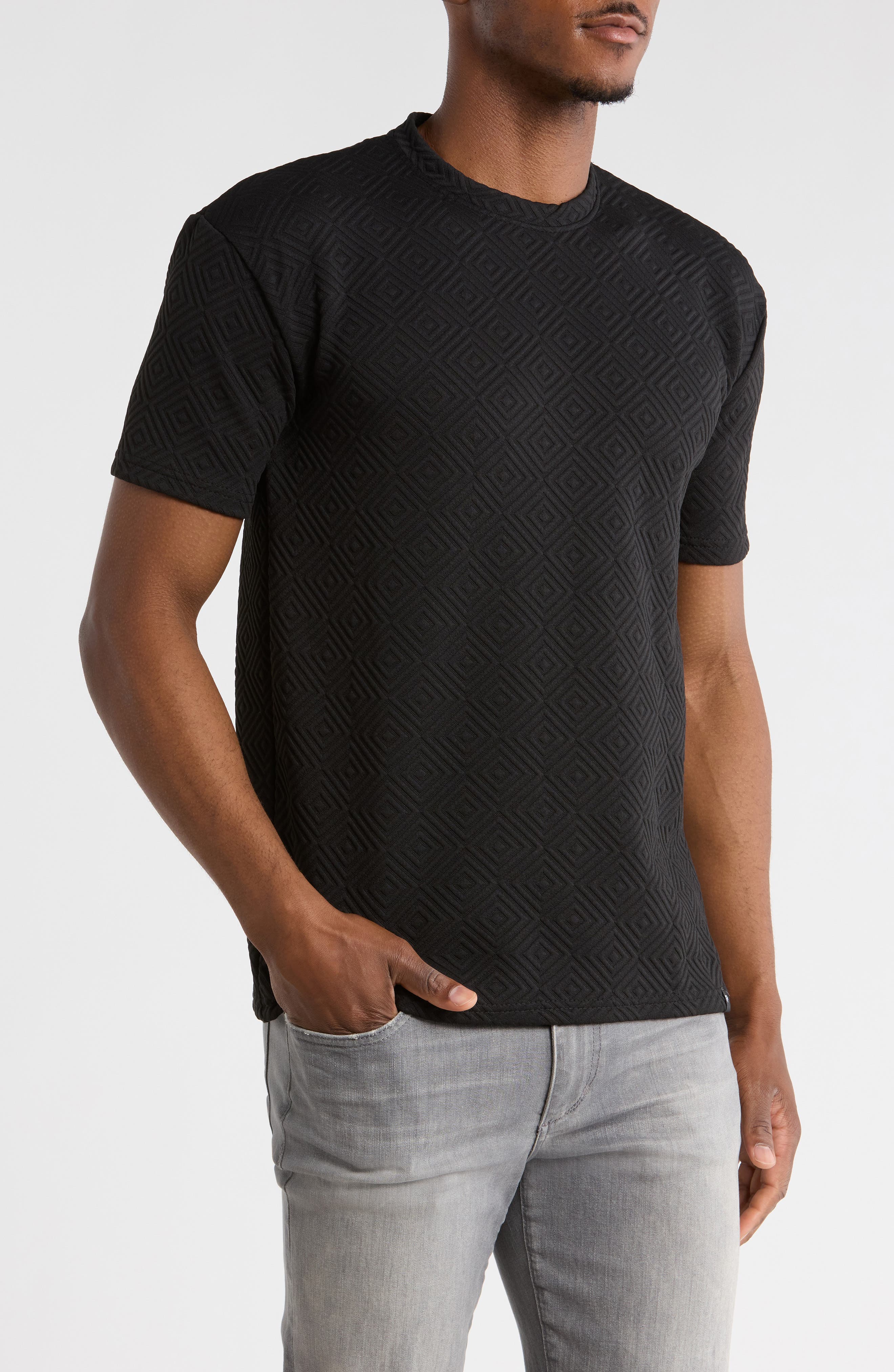 T.R. PREMIUM Textured Knit T-Shirt