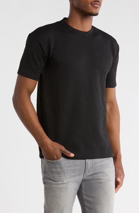 Textured Knit T-Shirt