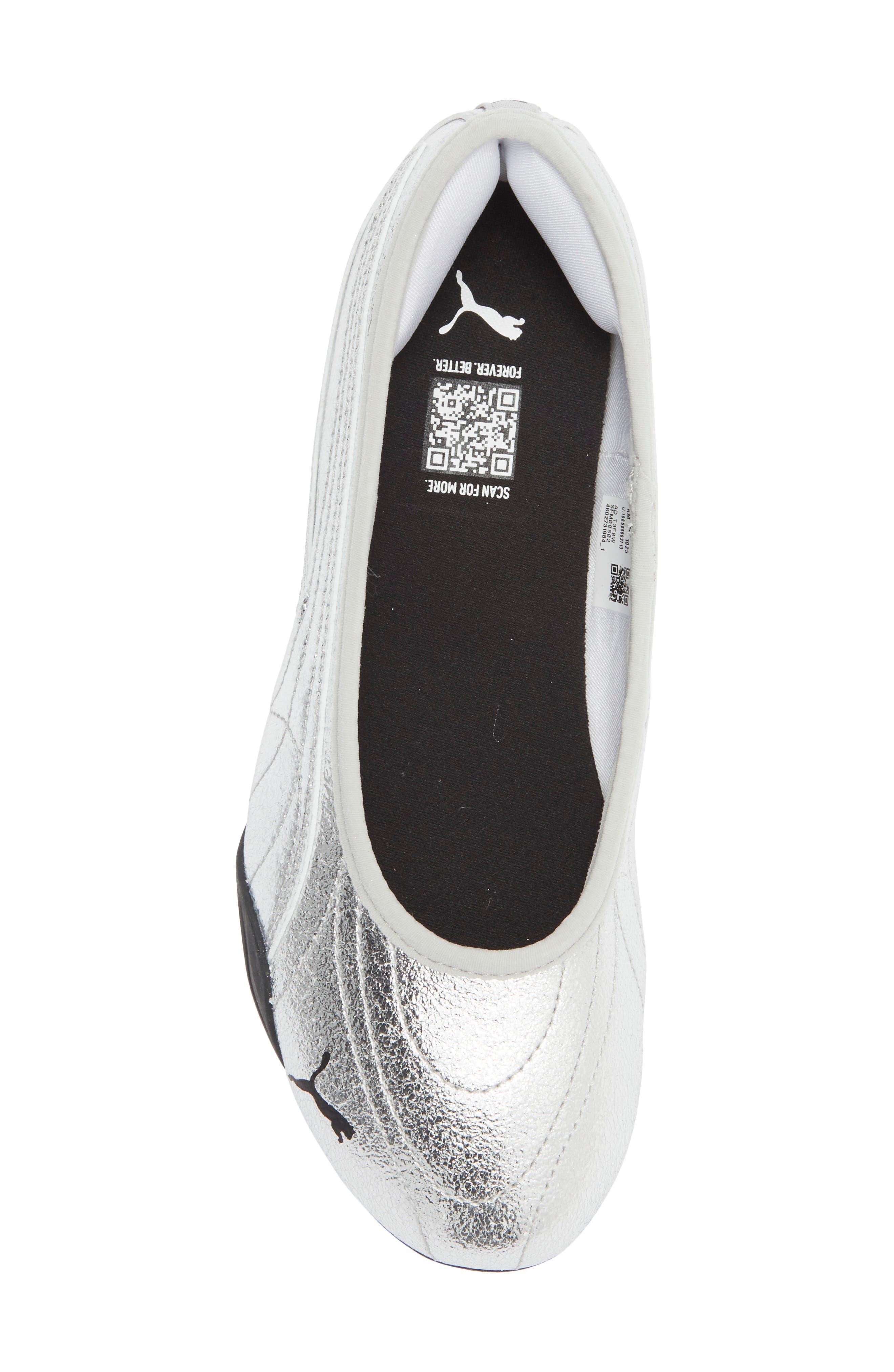 PUMA Catch Soleil Ballerina Flat, Alternate, color, Puma Silver/ Puma Black