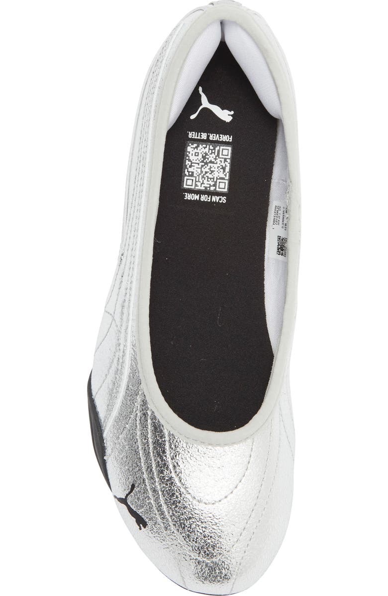PUMA Catch Soleil Ballerina Flat, Alternate, color, Puma Silver/ Puma Black