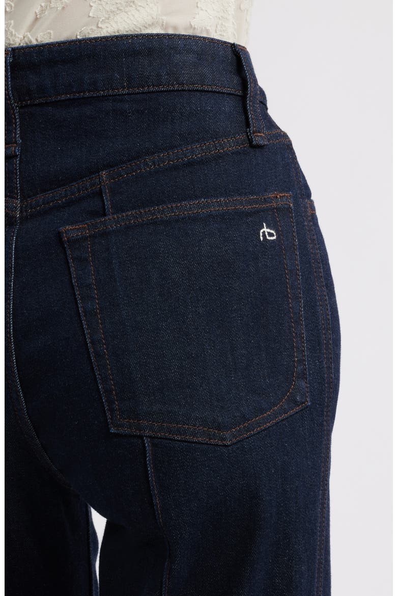 Skylar High Waist Flare Trouser Jeans, Alternate, color, RINSE