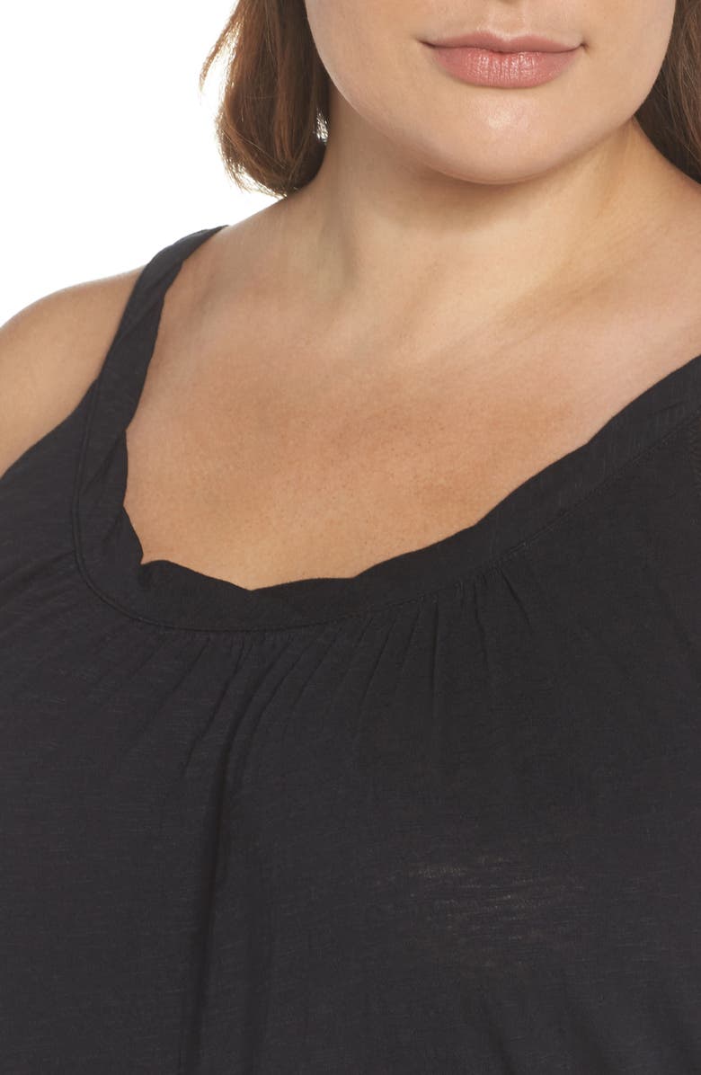 Caslon<sup>®</sup> Twist Neck Maxi Dress, Alternate, color,