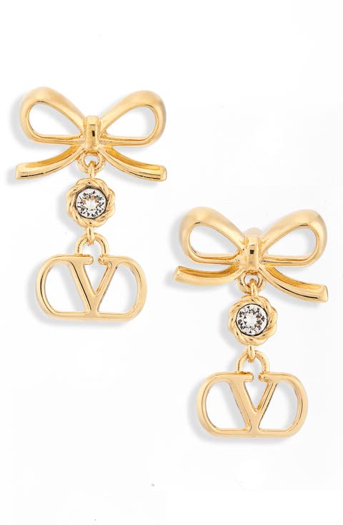 VLOGO Signature Drop Earrings