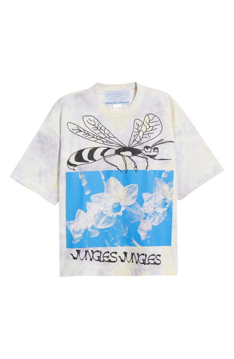 JUNGLES Plant Sex Tie Dye Cotton Graphic T-Shirt, Alternate, color, Tie Dye