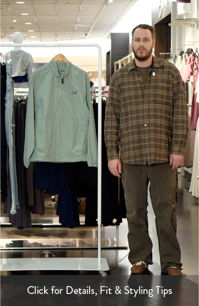 Bad Elements Water Repellent Quarter Zip Windbreaker, sales video thumbnail