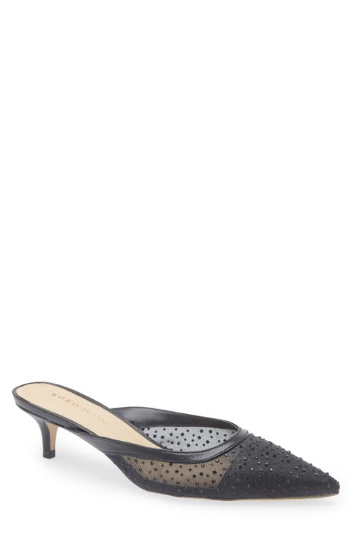 Koko + Palenki Piercee Cap Toe Pump In Black