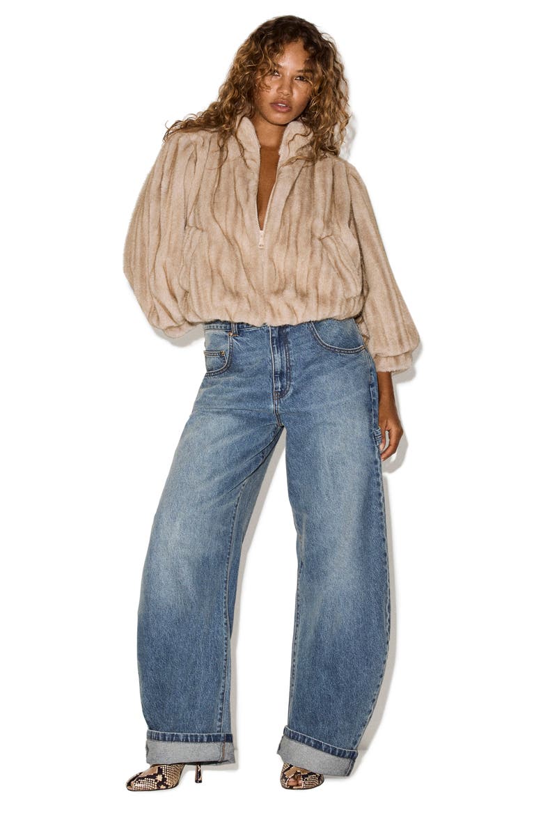 Perry High Waist Barrel Leg Jeans, Alternate, color, IMPERIAL BLUE