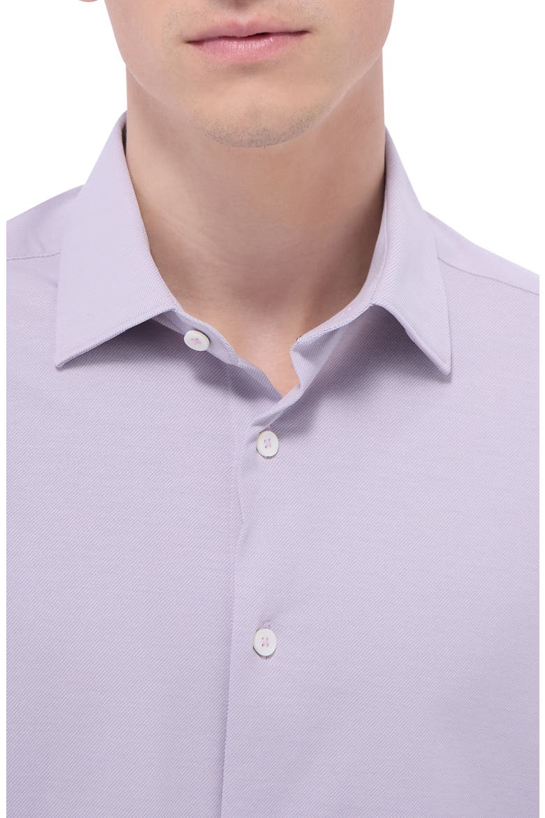 James OoohCotton® Button-Up Shirt, Alternate, color, LILAC
