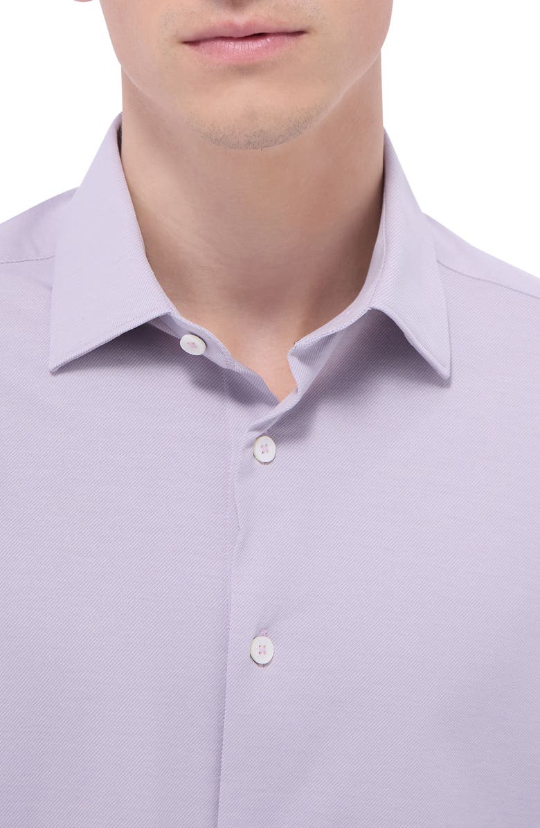 Bugatchi James OoohCotton<sup>®</sup> Button-Up Shirt, Alternate, color, Lilac