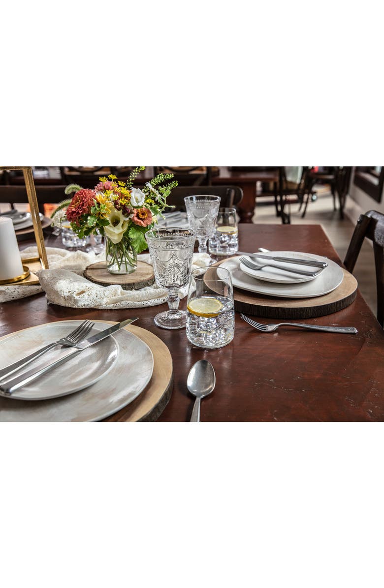 Fortessa Debutante Set of 6 Goblet Glasses, Alternate, color, Clear