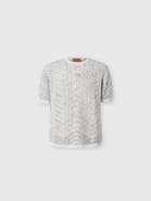 Missoni Openwork Knit Cotton And Viscose Polo Shirt