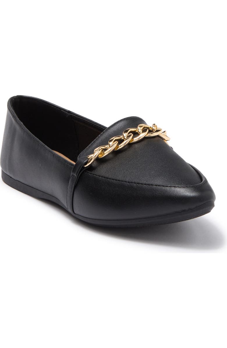 TOP GUY SHOES Scott Metal Bit Pointed Toe Loafer, Main, color,