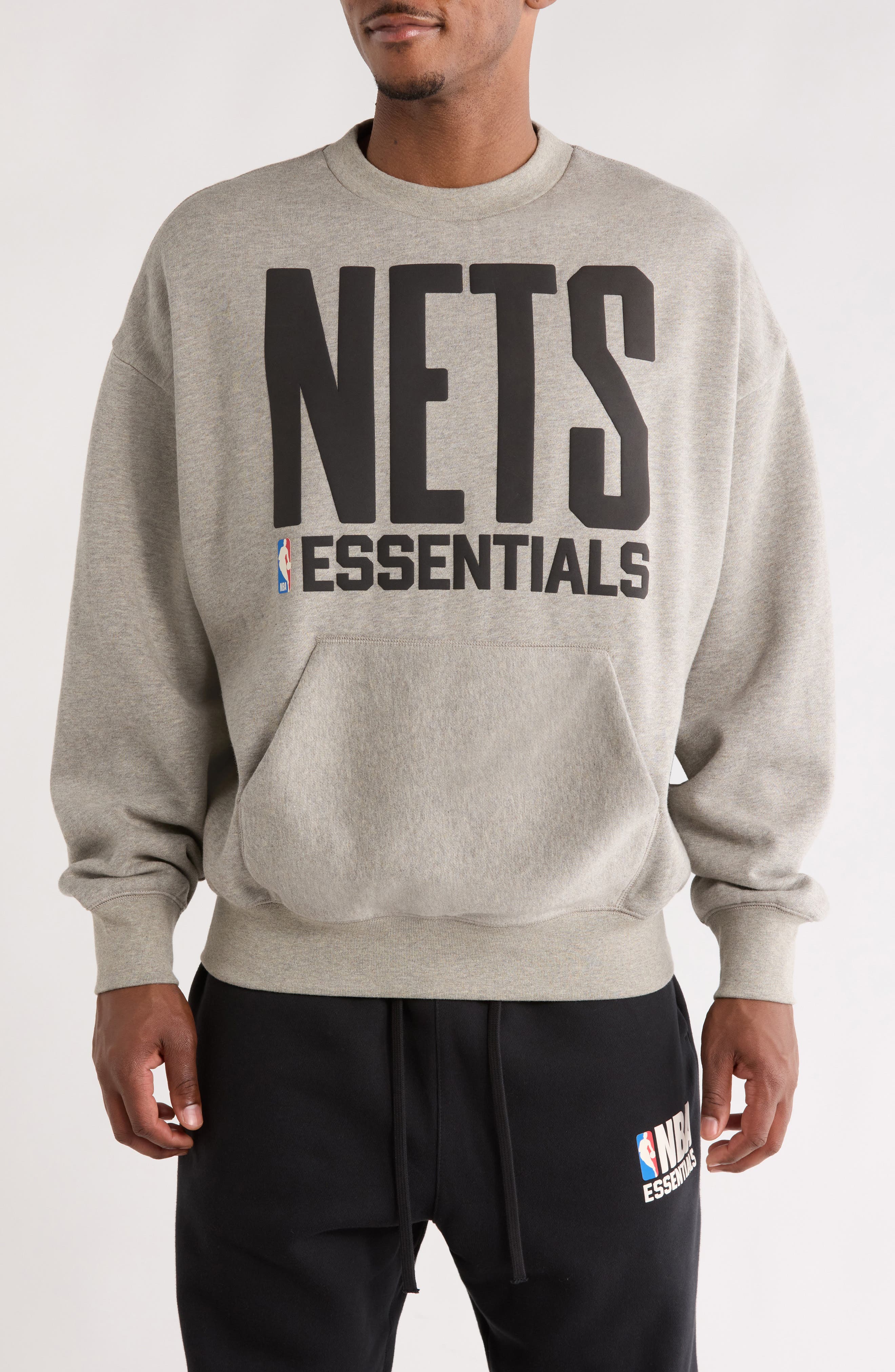Fear of God Essentials x NBA Nets Sport Fit Crewneck Sweatshirt