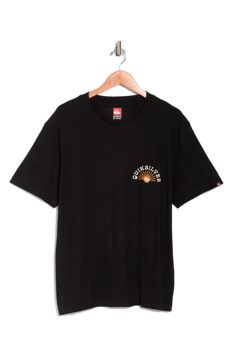 Quiksilver Quick Flow Graphic T-Shirt, Main, color, Black