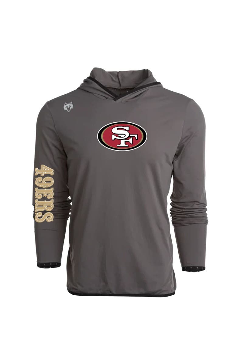 Greyson Men
s Greyson Clothiers Gray San Francisco 49ers Colorado Long Sleeve Hoodie T-Shirt, Main, color, Gray
