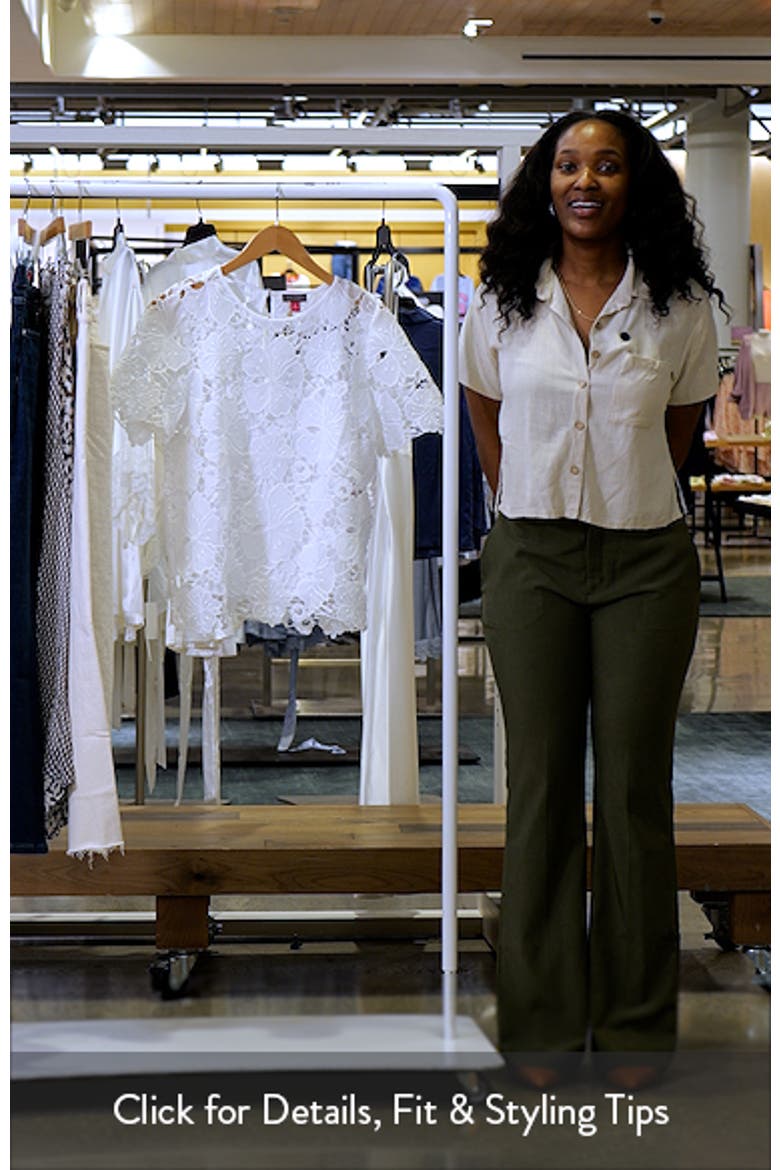 Short Sleeve Lace Top video