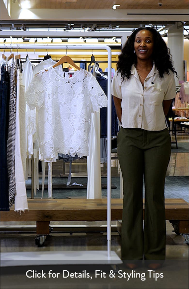 Short Sleeve Lace Top, sales video thumbnail