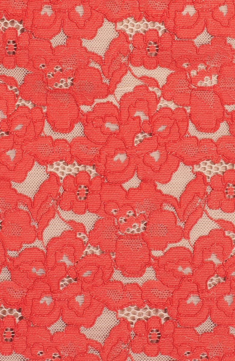 Ivanka Trump Sleeveless Lace Sheath Dress, Alternate, color, 