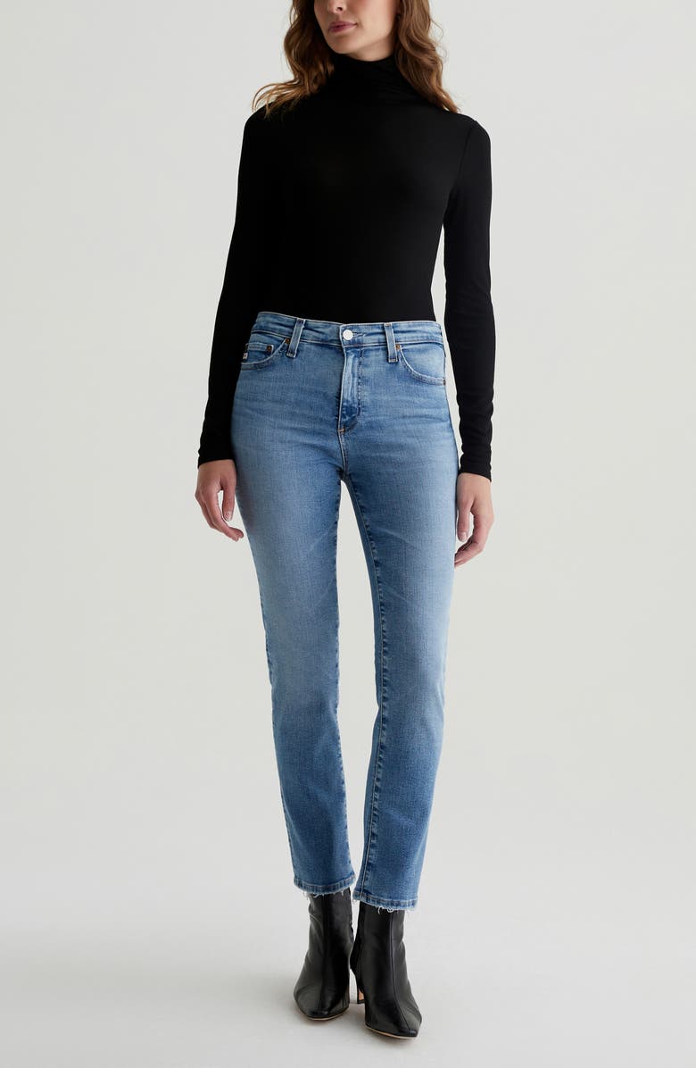AG Mari Mid Rise Ankle Slim Straight Leg Jeans, Alternate, color,