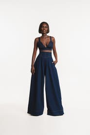 OFUURE Denim Kiara Wide Leg Pants