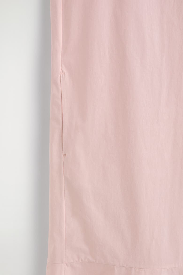 Dropped-hem Cotton Midi Dress, Alternate, color, LIGHT PINK
