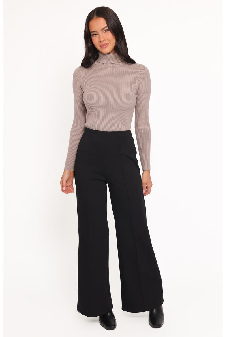 Jade High Waist Wide Leg Pants, Alternate, color, BLACK