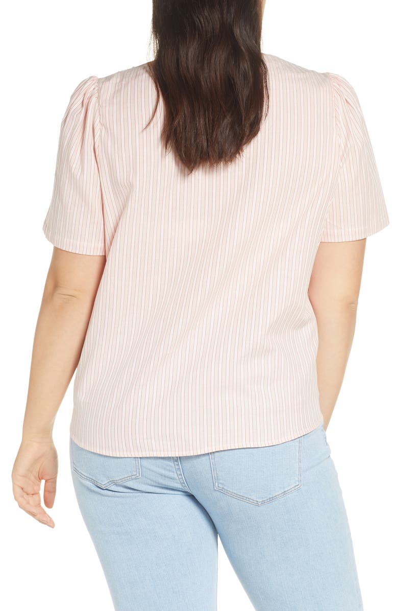 Treasure & Bond Tie Front Top, Alternate, color, 