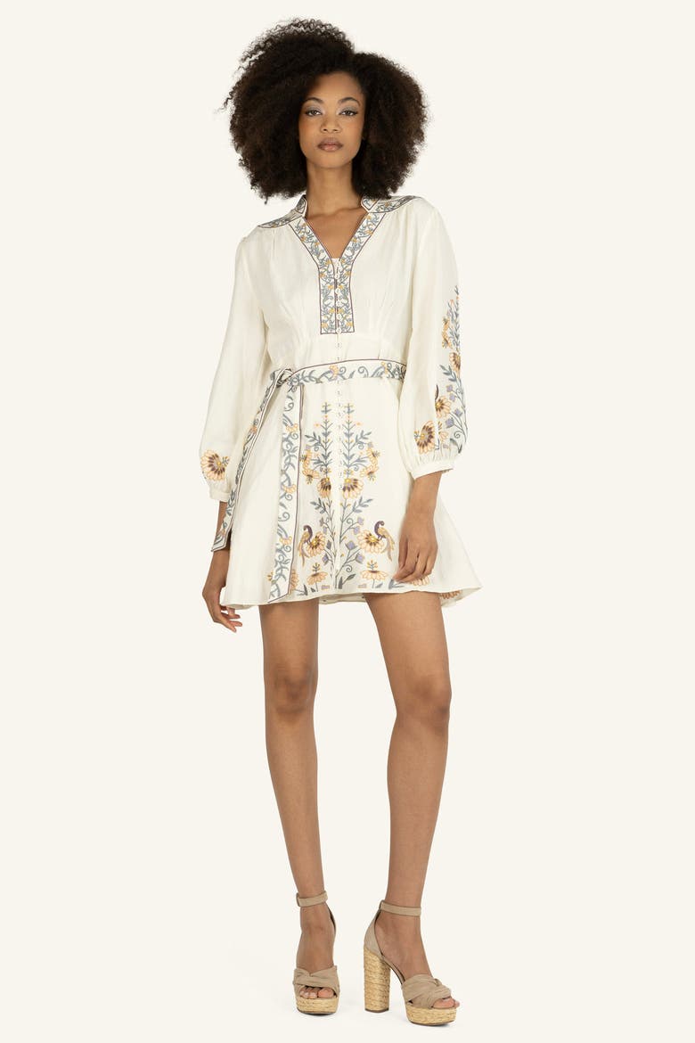 Zinnia Dress, Main, color, Natural Crème