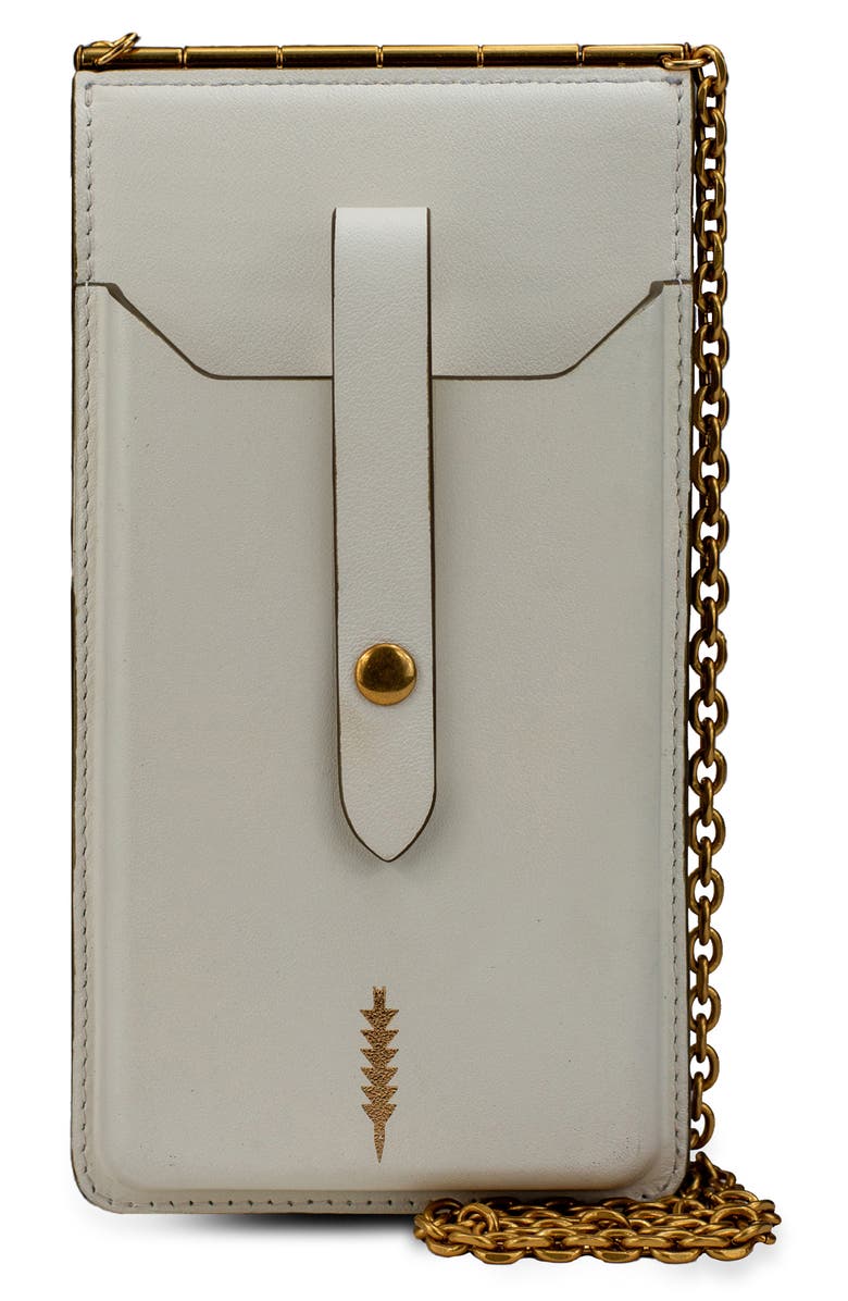 Thacker Nora Phone Leather Crossbody Bag, Main, color, 