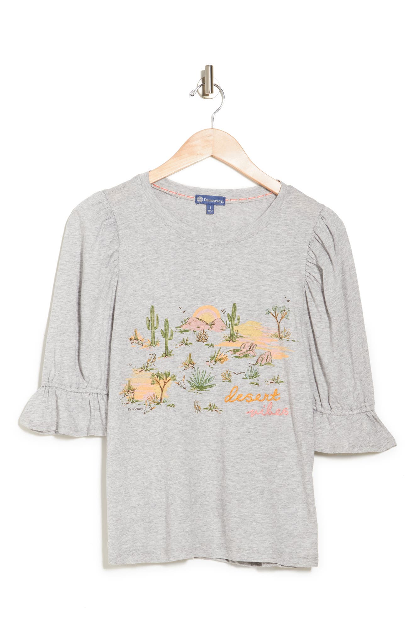 Democracy Ruffle Cuff Desert Top (Women) | Nordstromrack