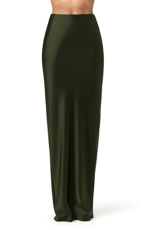 Silk Maxi Skirt