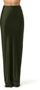 Naked Wardrobe Silk Maxi Skirt