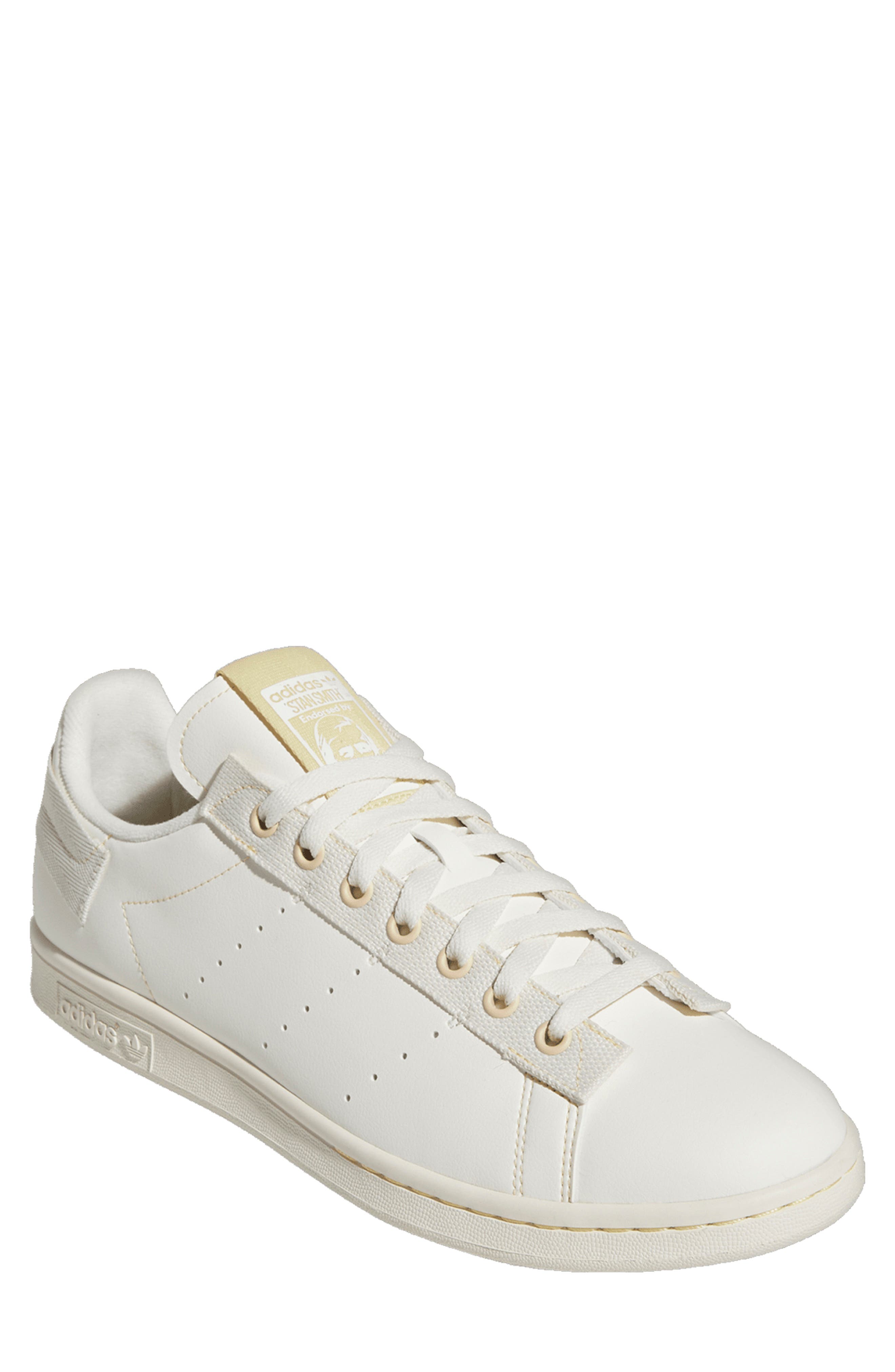 Stan Smith Low Top Sneaker, Main, color, OFF WHITE/ WHITE/ OFF WHITE