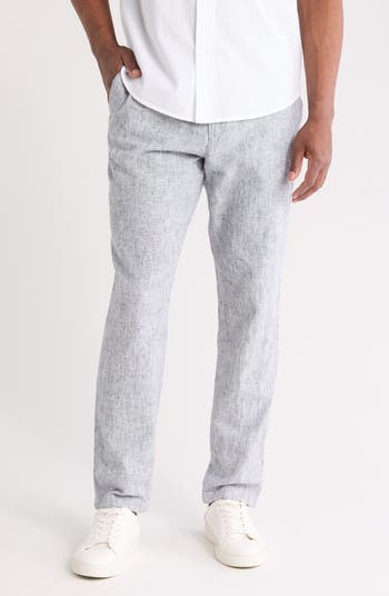 【BAON】[unisex] Mikyu Linen Banding Pants Coastal Linen Pants