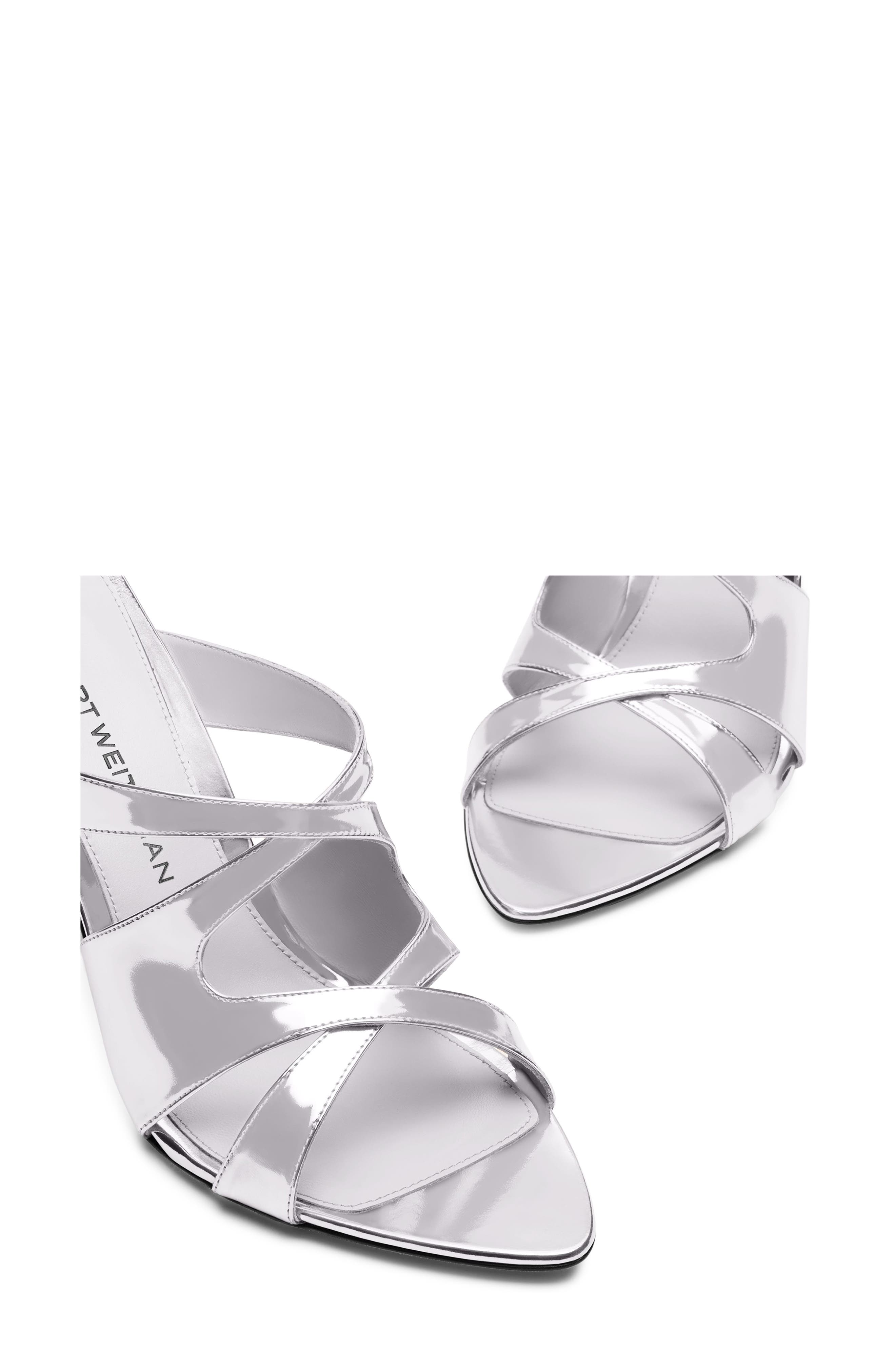 Rbie Slide Sandal, Alternate, color, SILVER