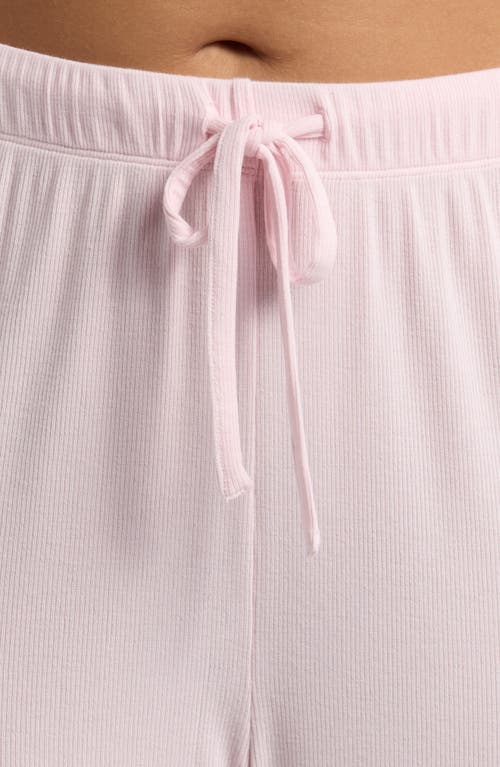 Nordstrom Moonlight Eco Easy Rib Pajamas In Pink