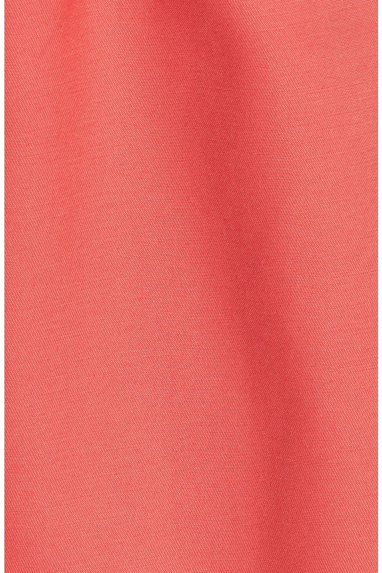 Detachable Hood Trench Coat, Alternate, color, CORAL