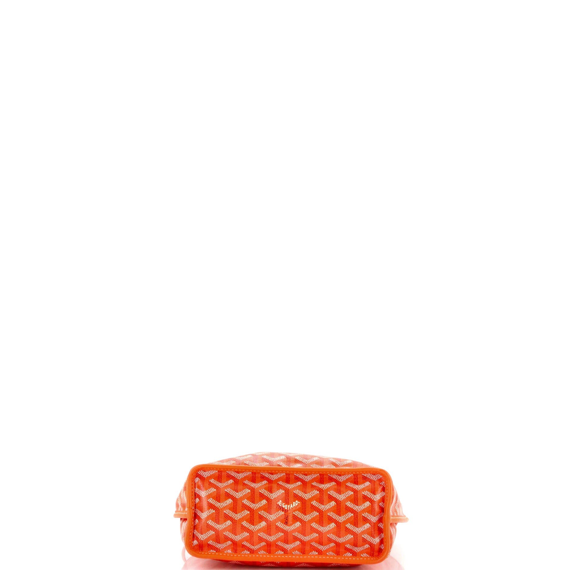 Pre-Owned Goyard Anjou Reversible Tote Coated Canvas Mini, Alternate, color, Orange