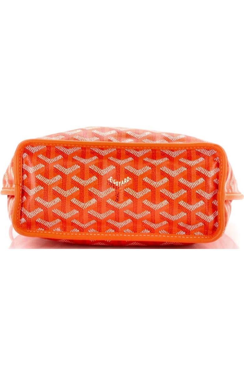 Pre-Owned Goyard Anjou Reversible Tote Coated Canvas Mini, Alternate, color, Orange