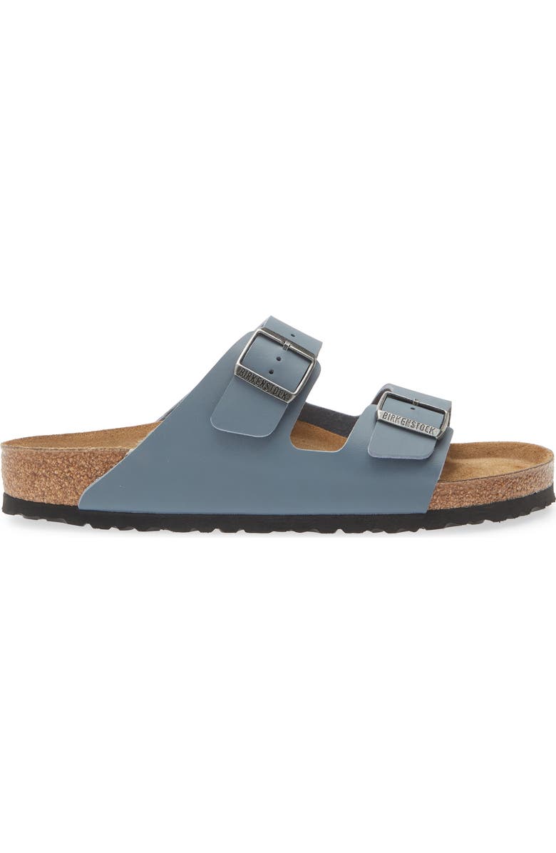 Birkenstock Arizona Birko-Flor Slide Sandal, Alternate, color, Gray